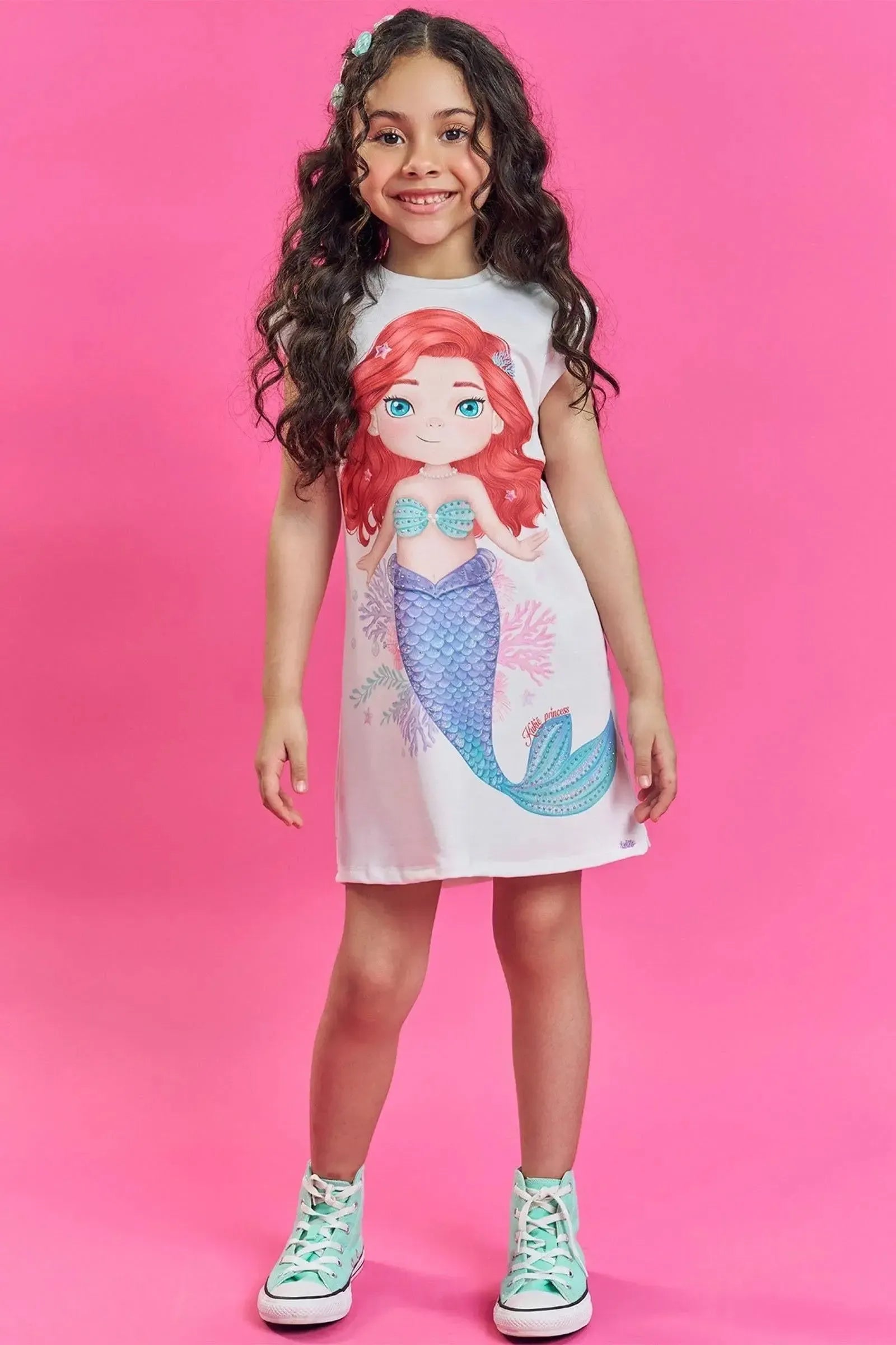 Vestido em Molecotton 86064 Kukiê Infantil Menina