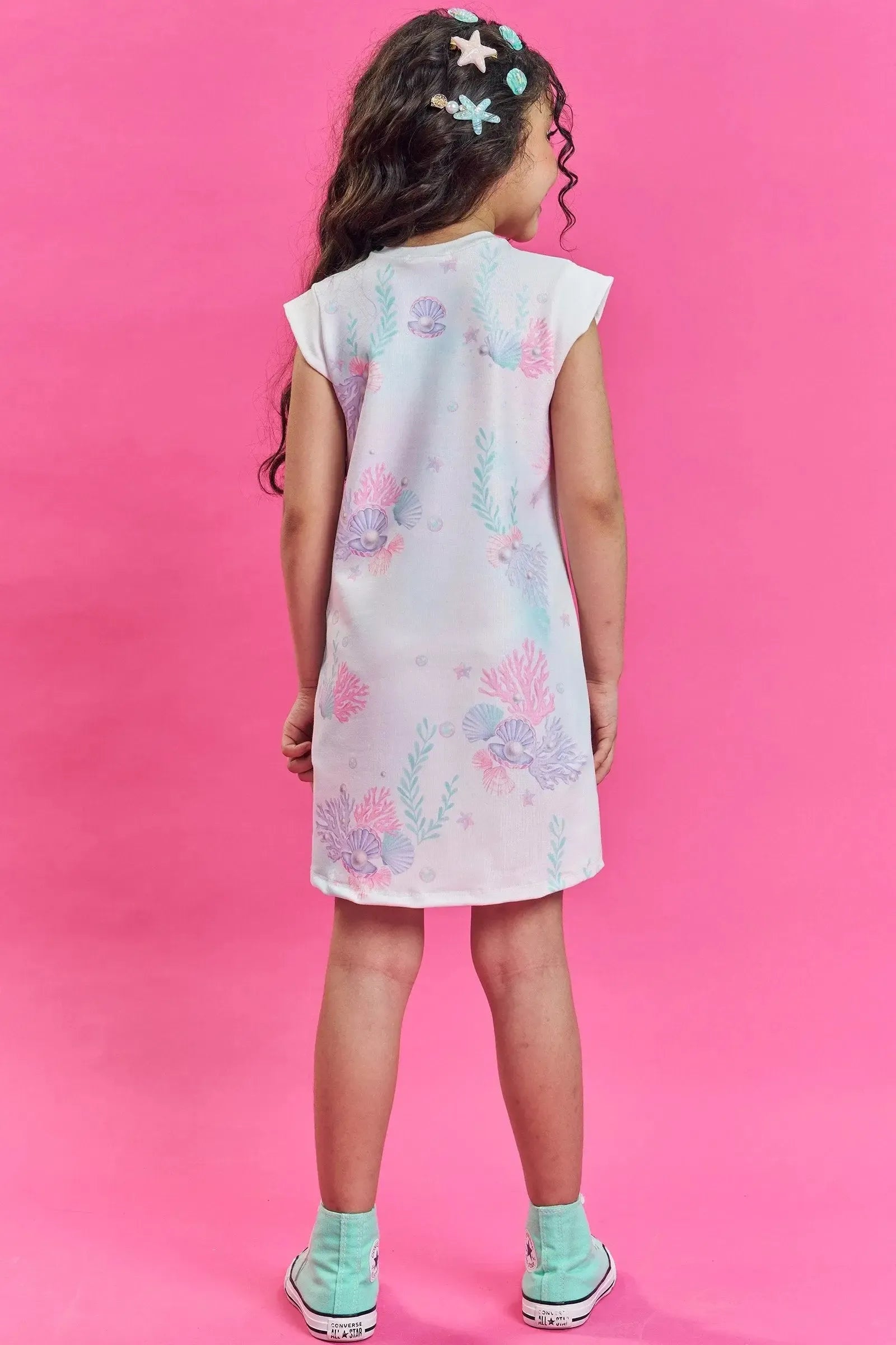 Vestido em Molecotton 86064 Kukiê Infantil Menina