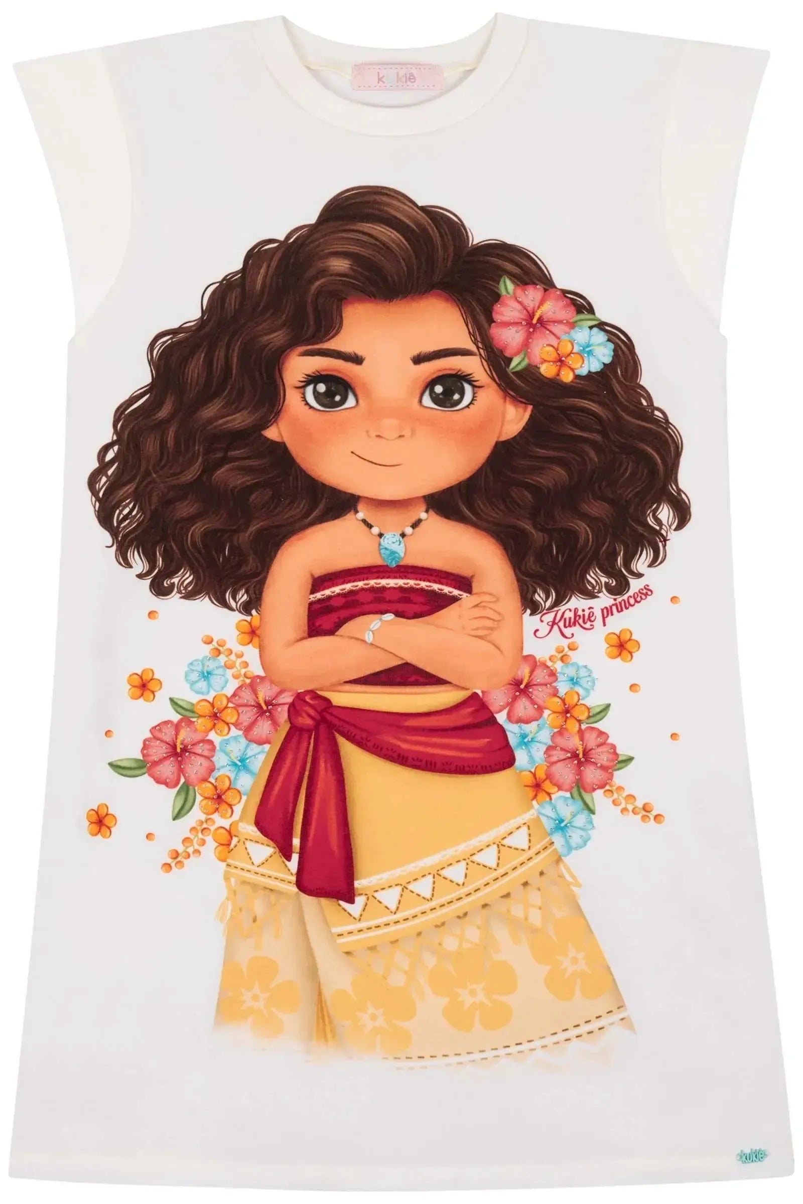 Vestido em Molecotton 86065 Kukiê Infantil Menina