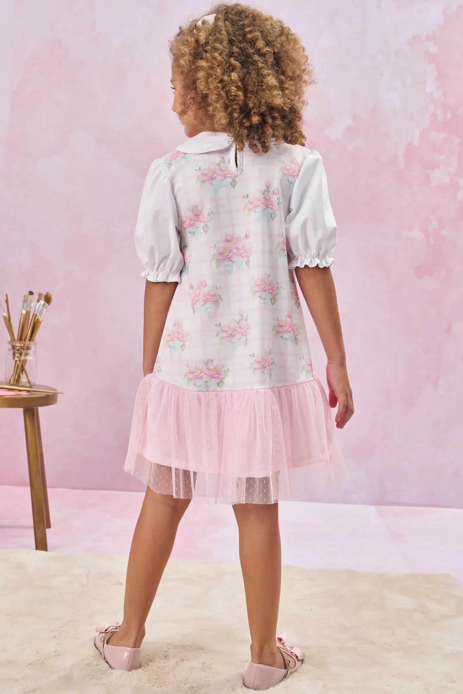 Vestido em Molecotton e Tricoline 78337 Kukiê