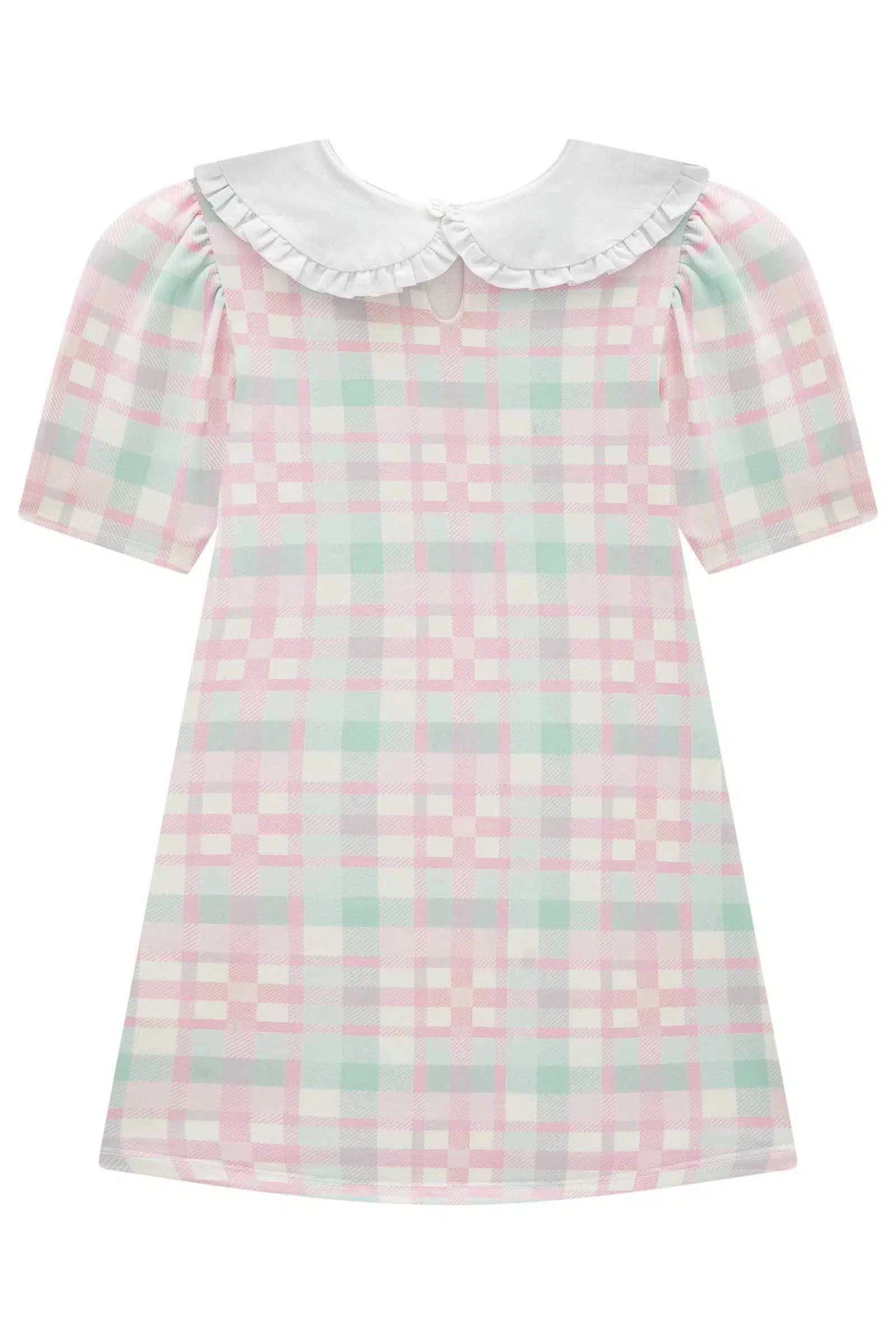 Vestido Infantil em Molecotton e Tricoline 81569 Infanti