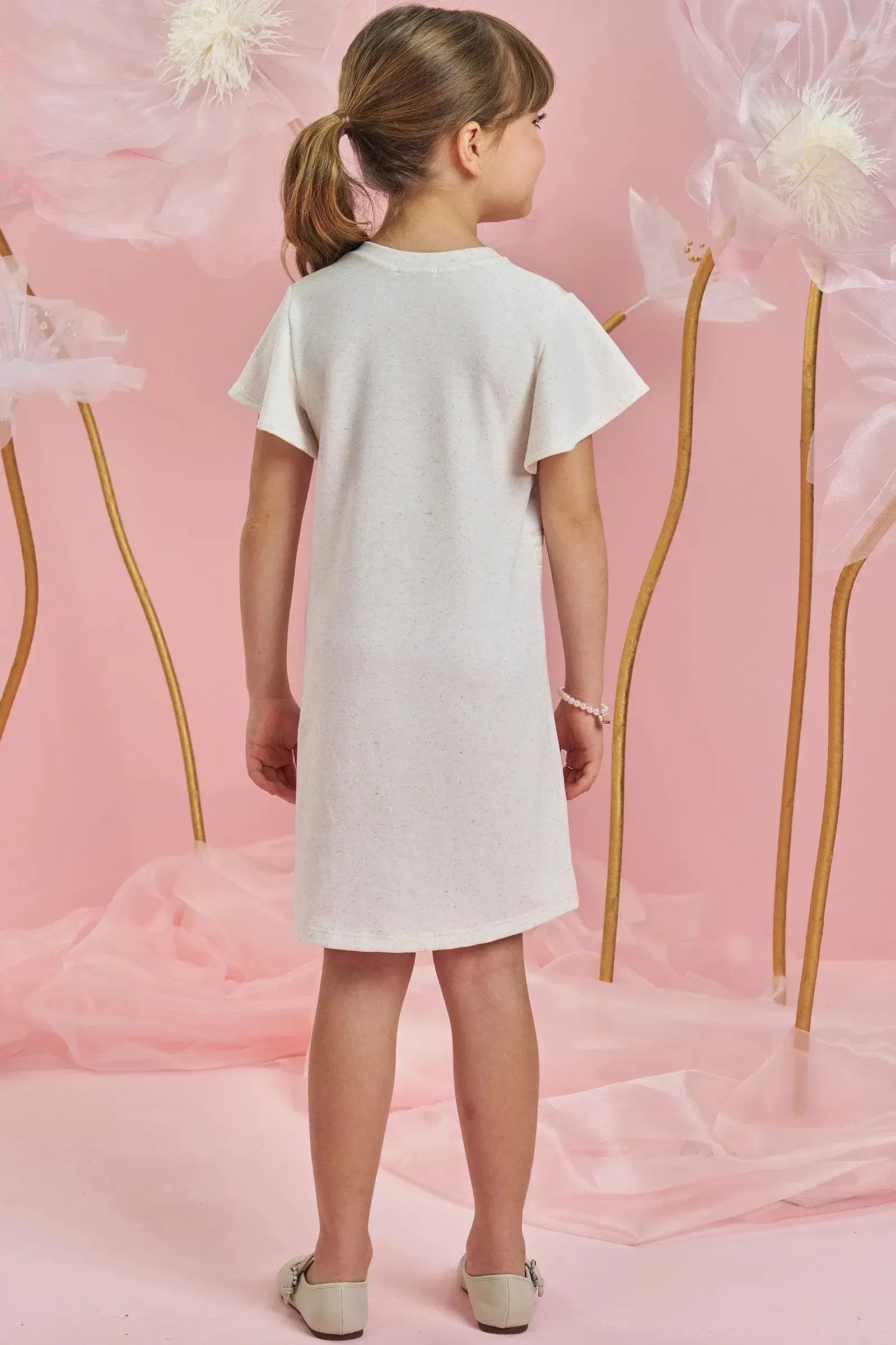 Vestido em Molevisco 82832 Infanti Infantil Menina