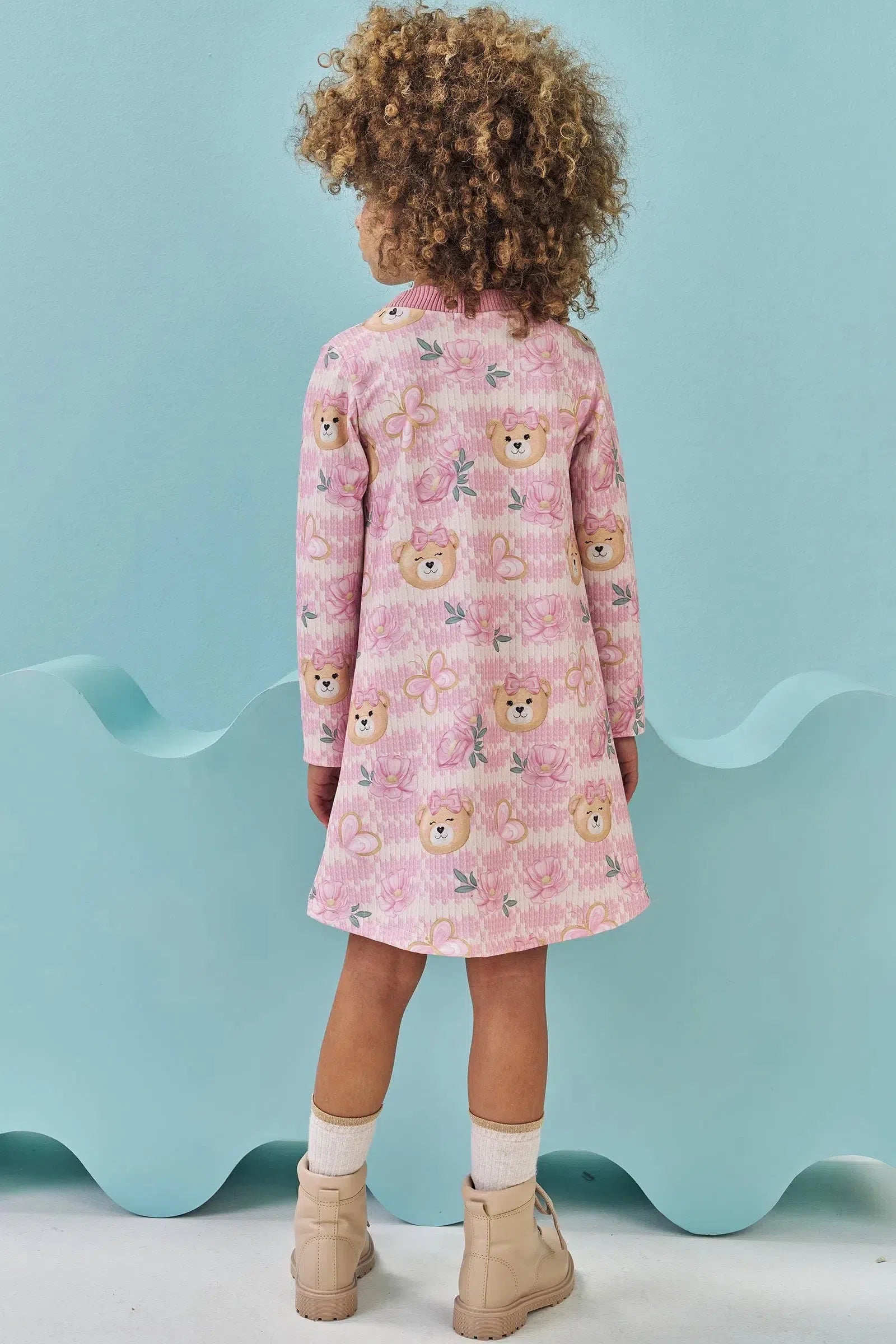 Vestido em Termoskin 79871 Kukiê Infantil Menina