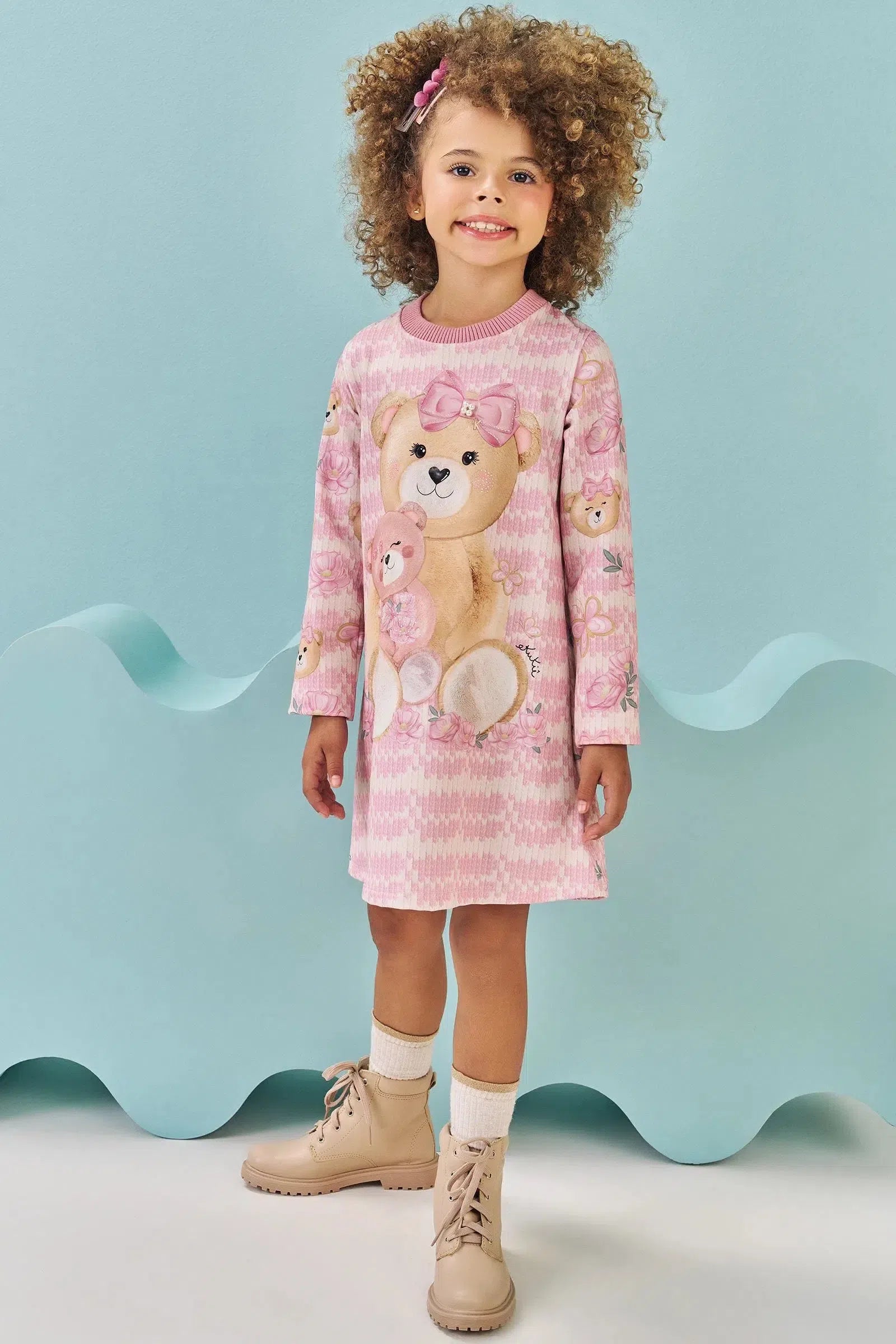 Vestido em Termoskin 79871 Kukiê Infantil Menina