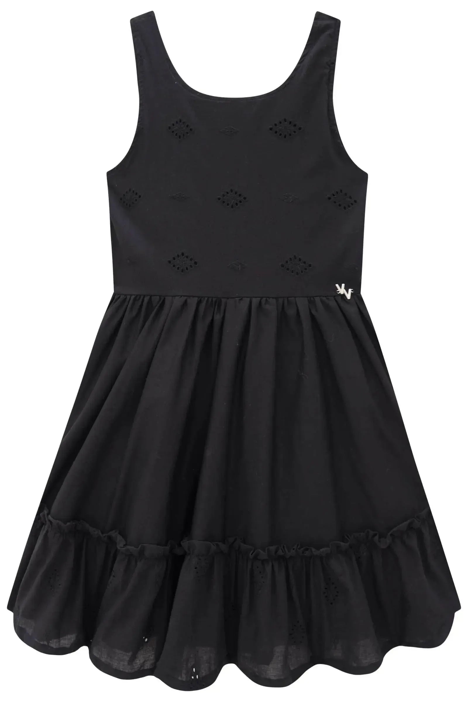Vestido em Tricoline Laise 83934 Vic&Vicky Teen Menina
