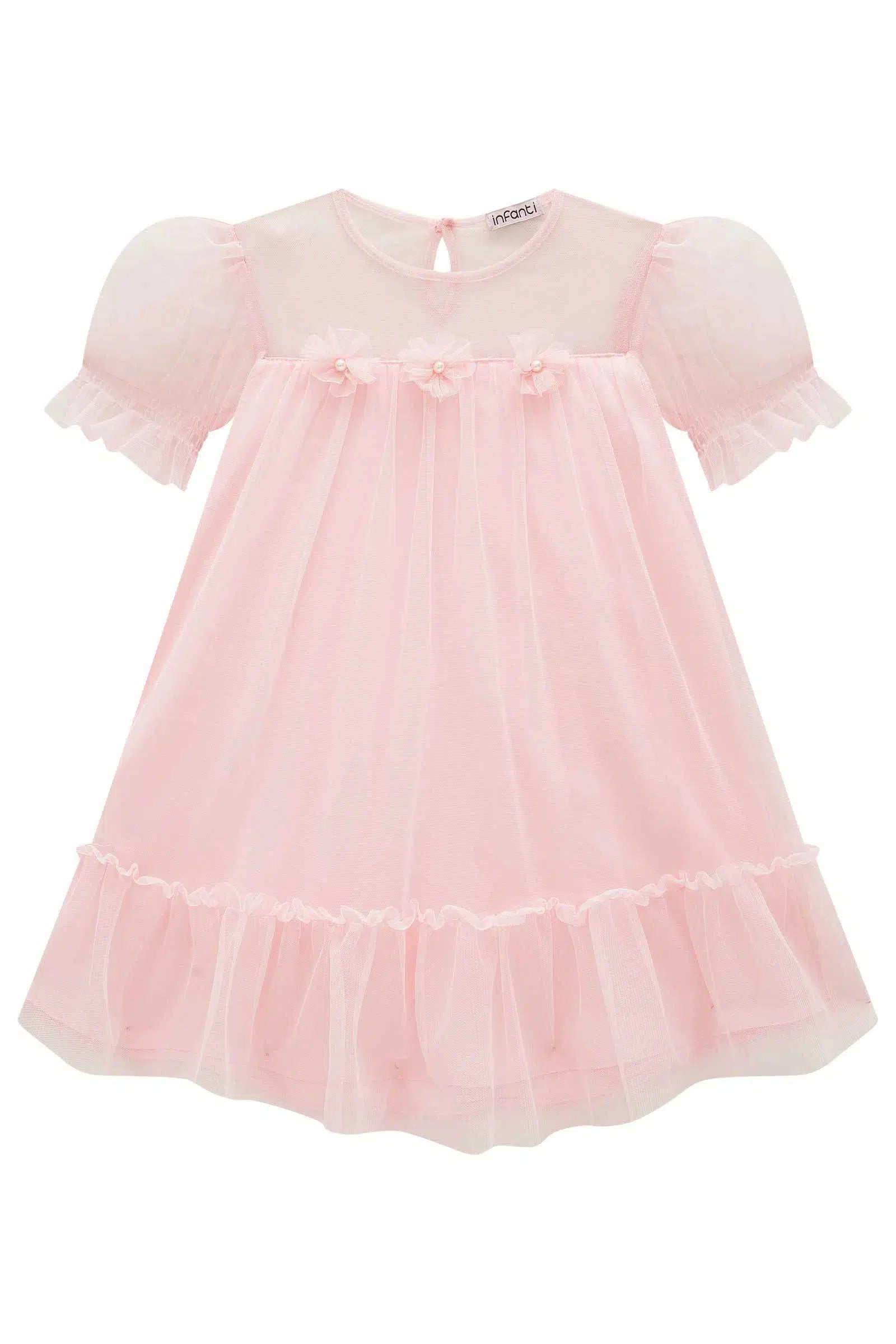 Vestido Infantil em Tule 81780 Infanti