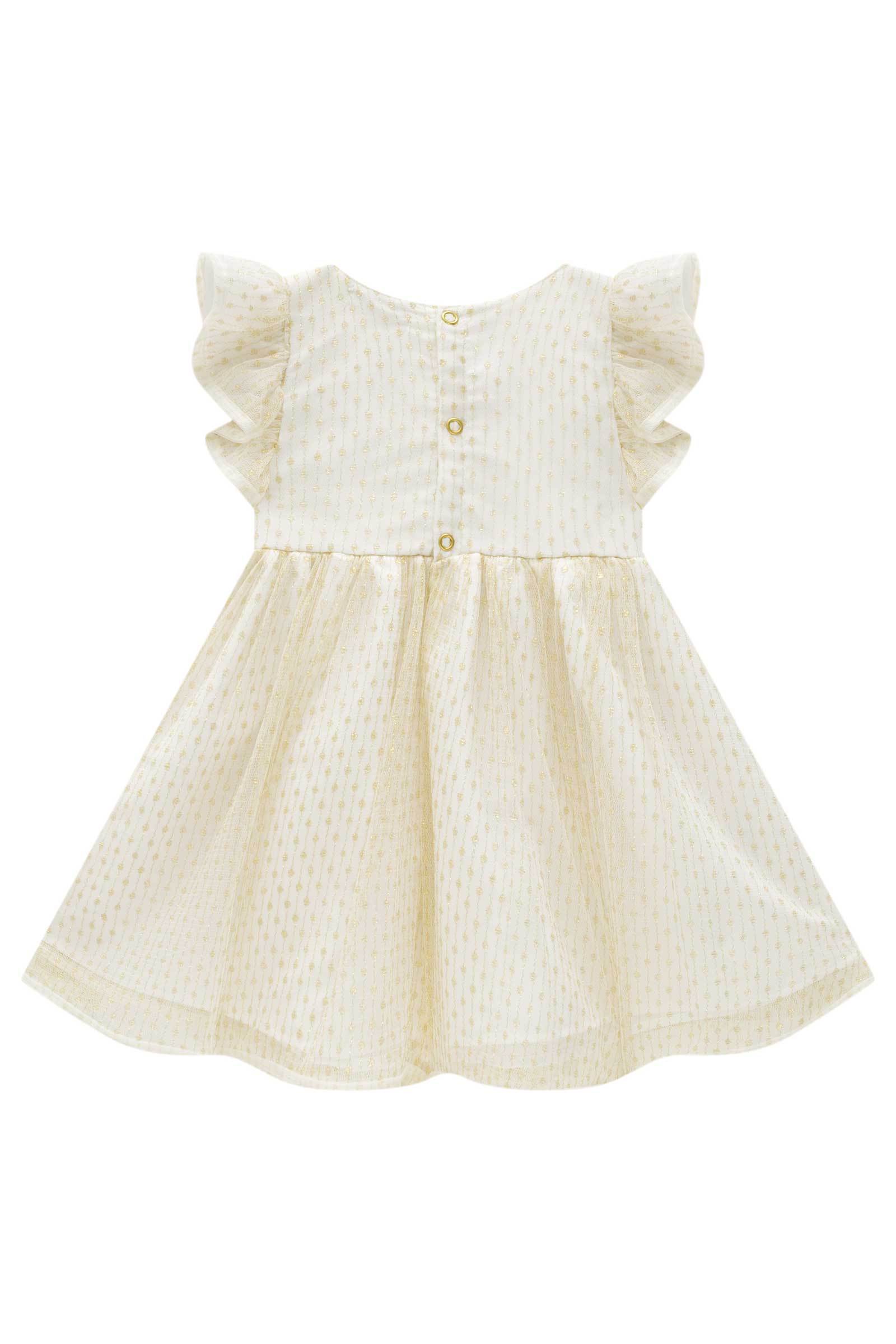 Vestido em Tule Dots 77583 Infanti