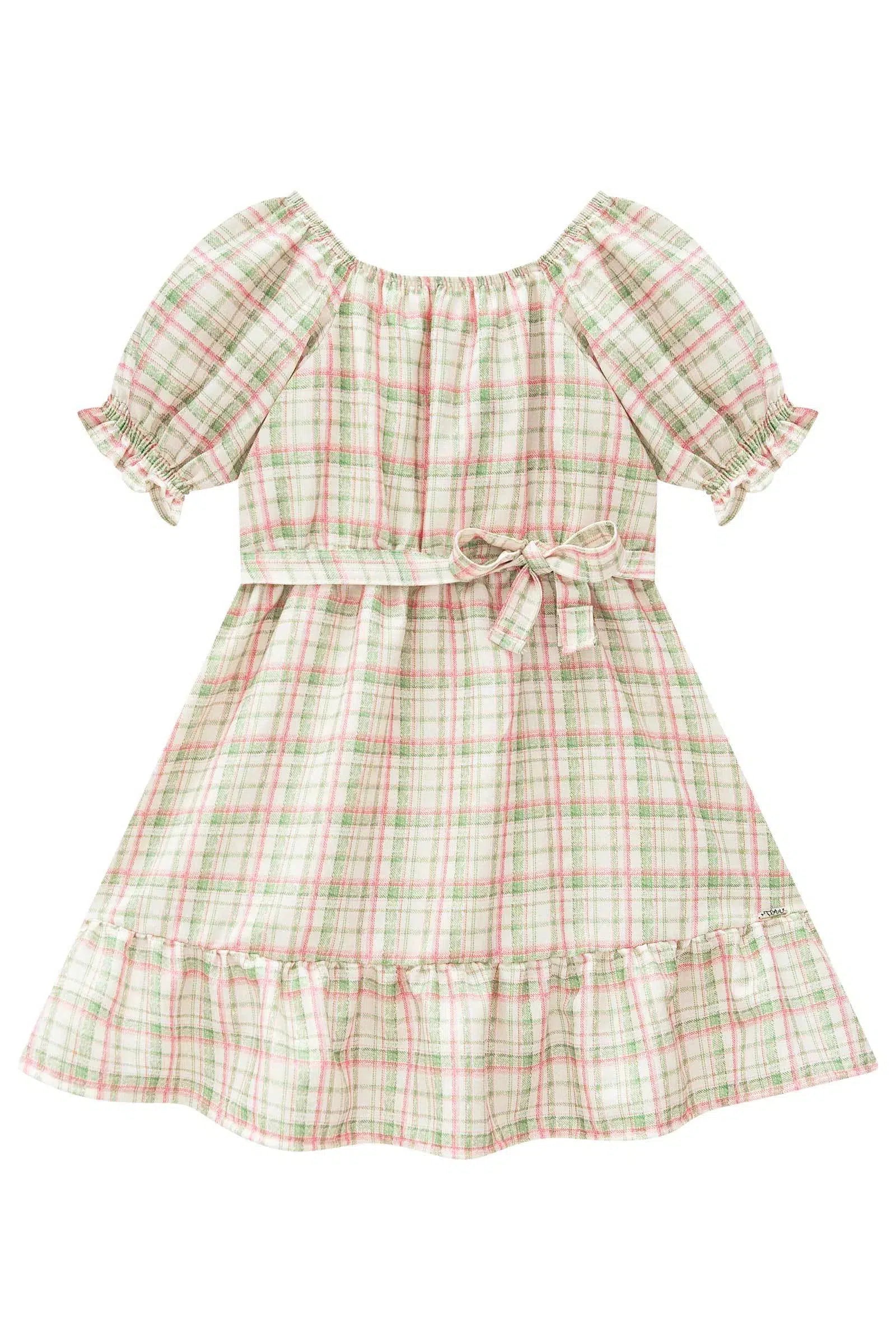 Vestido Infantil em Visco Twill 81521 Infanti