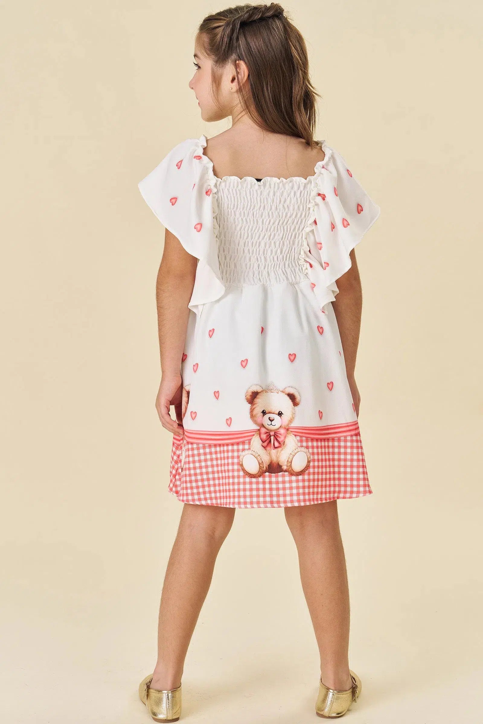 Vestido Infantil em Visco Twill 81613 Infanti