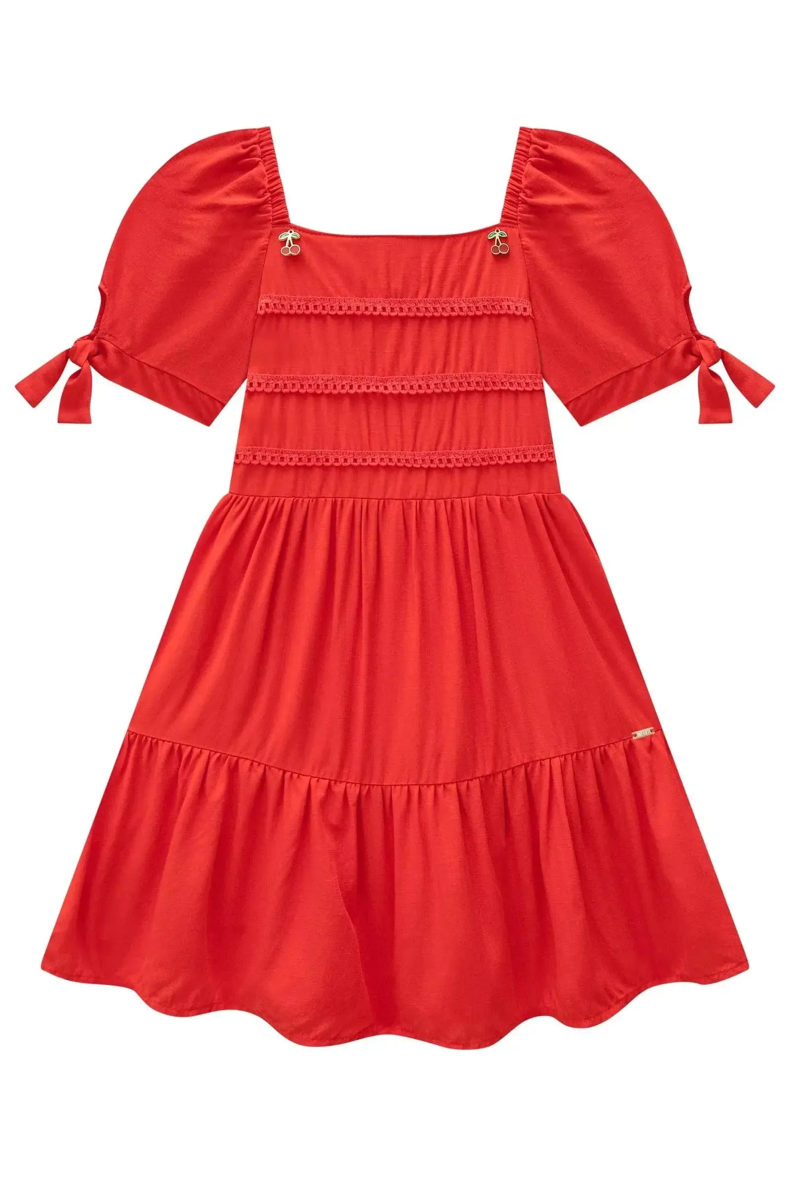 Vestido em Viscose Nice 84012 Infanti Infantil Menina