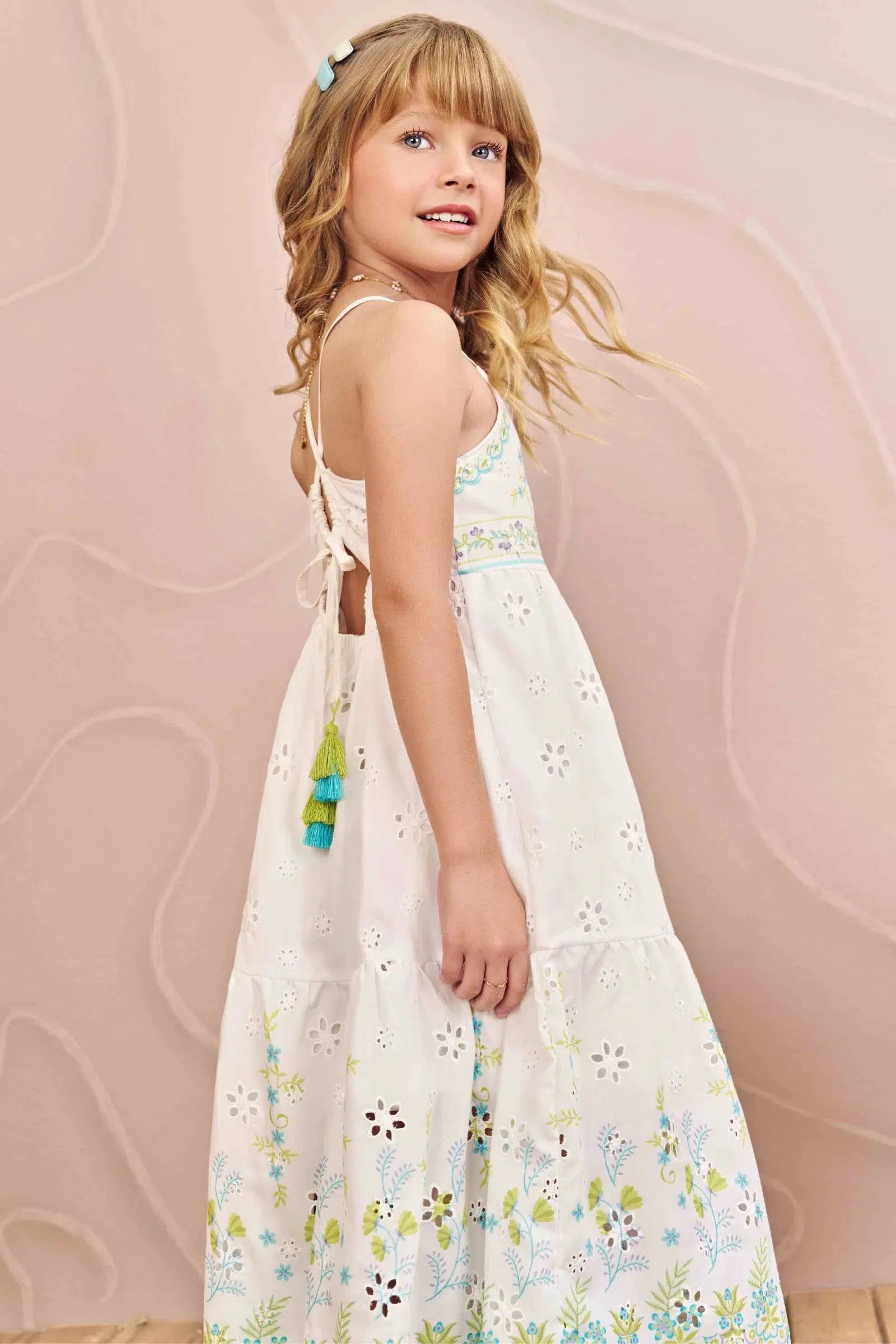 Vestido Midi em Laise Sunny 78632 Infanti