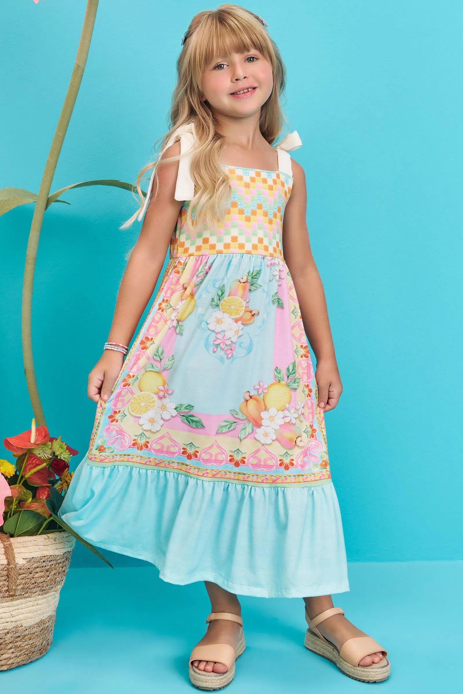 Vestido Midi em Malha Fresh 76866 Infanti