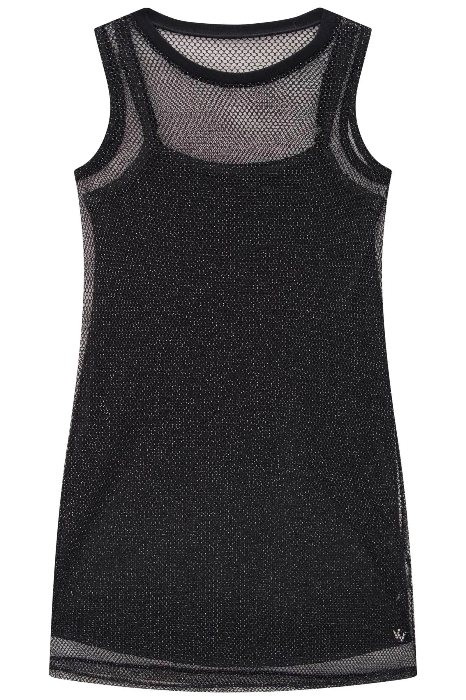 Vestido Sobreposição em Tela Glamour e Vestido Forro em Malha 83657 Vic&Vicky Teen Menina