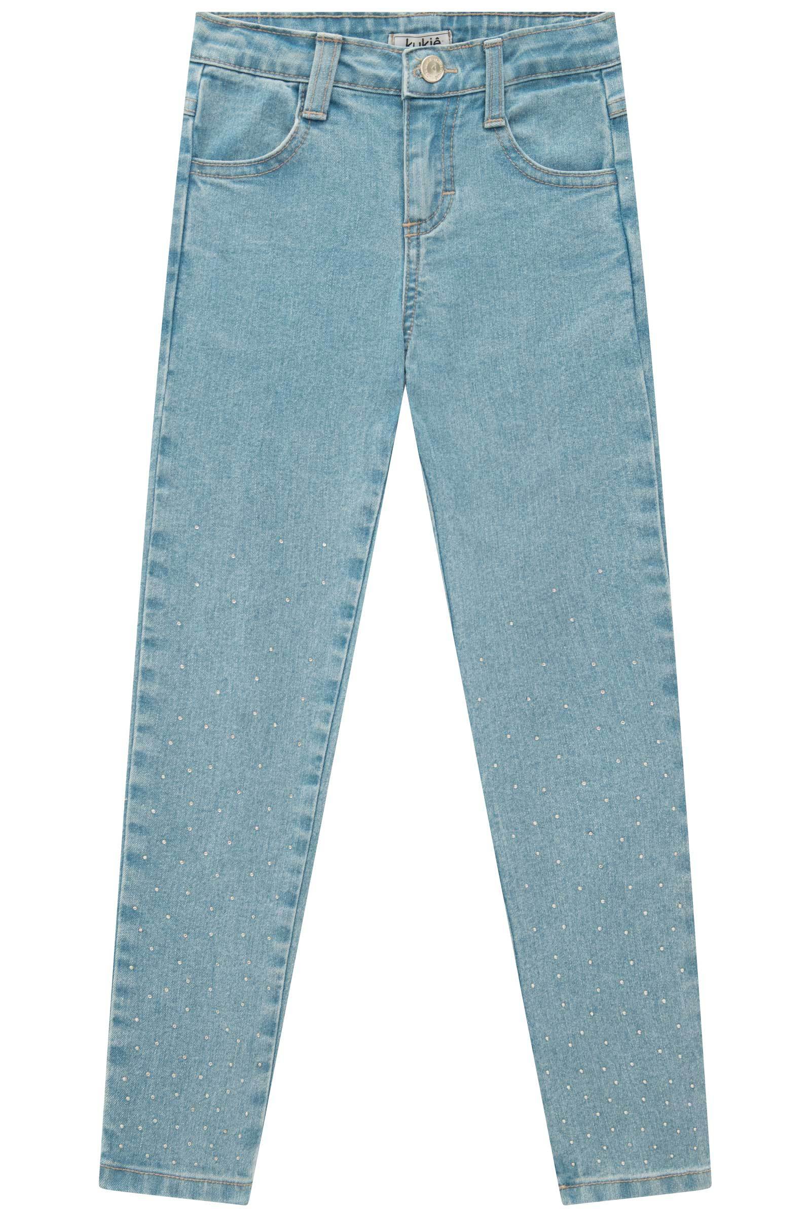 Calça Skinny em Jeans com Elastano 70989 Kukiê