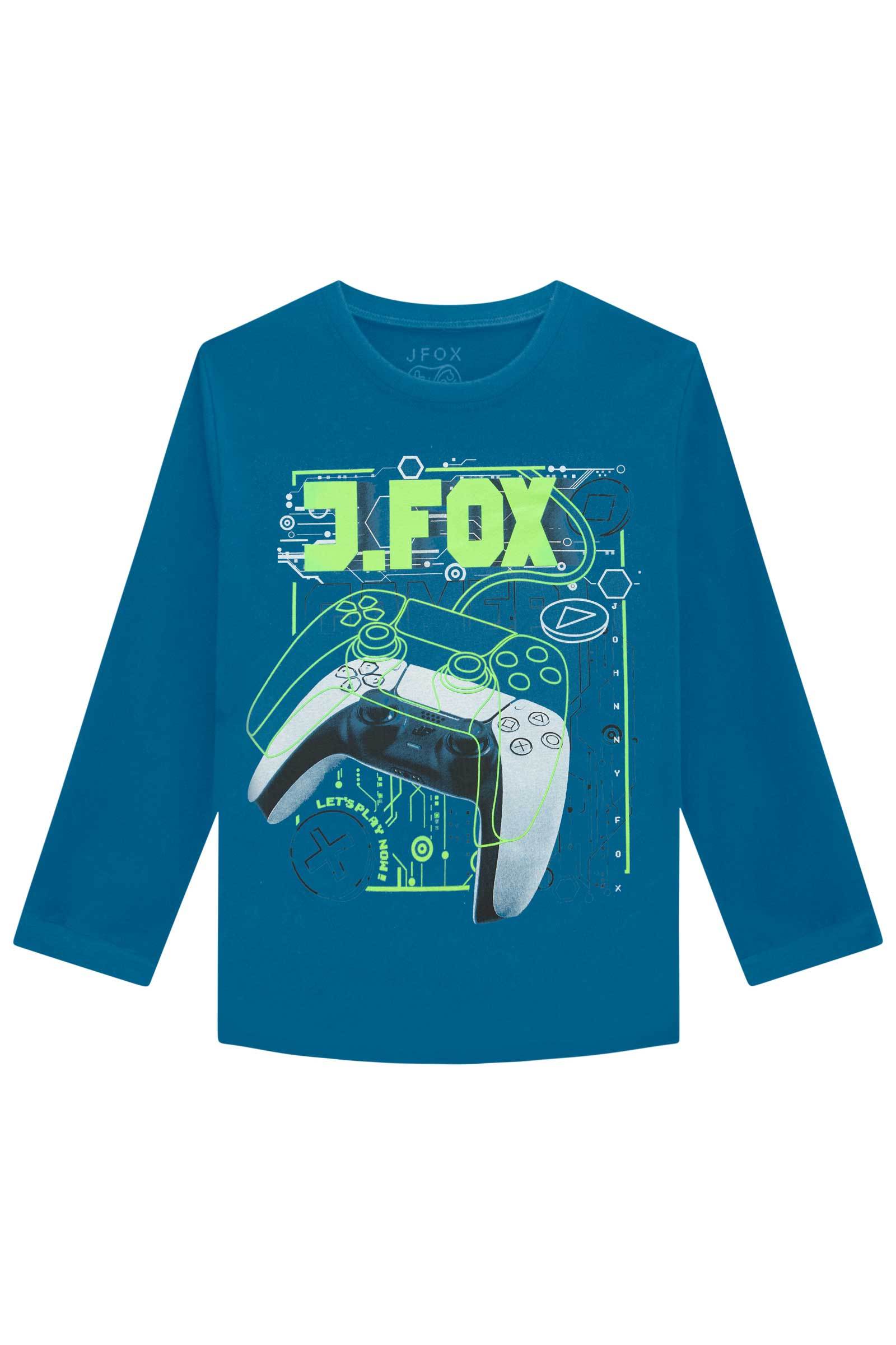 Camiseta em Meia Malha 70440 Johnny Fox